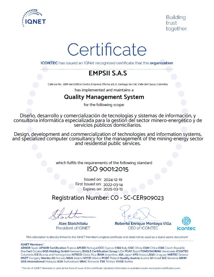 Certificado ISO 9001-2015-2